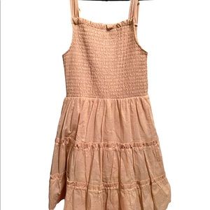 Wild Fable Tan ruffled dress